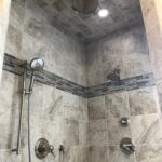 Tiled Shower with Hand Shower