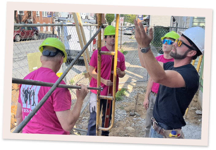 Team of JK Mechanical employees on an HVAC new construction project in Lancaster, PA.